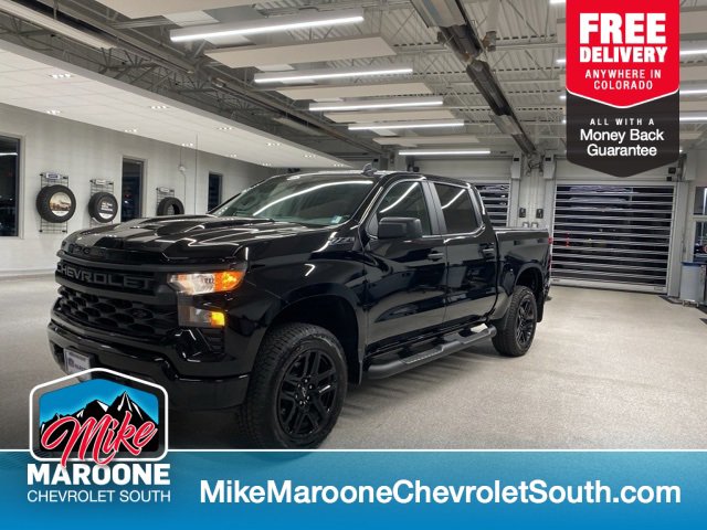 Certified 2025 Chevrolet Silverado 1500 Custom Trail Boss w/ Turbomax Blackout Package