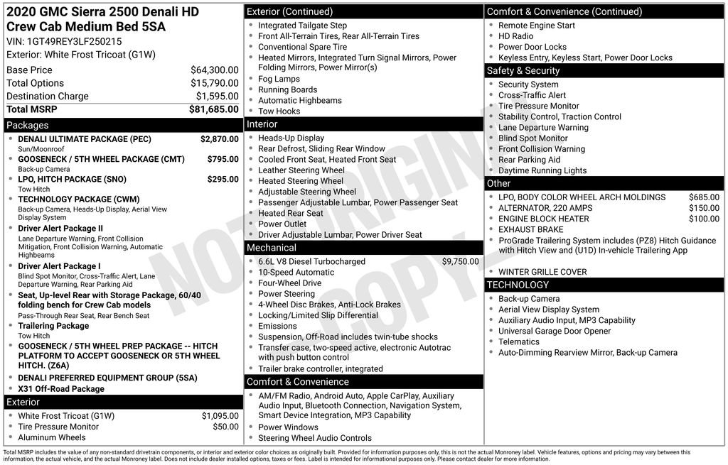 Used 2020 GMC Sierra 2500 Denali w/ Denali Ultimate Package image 27