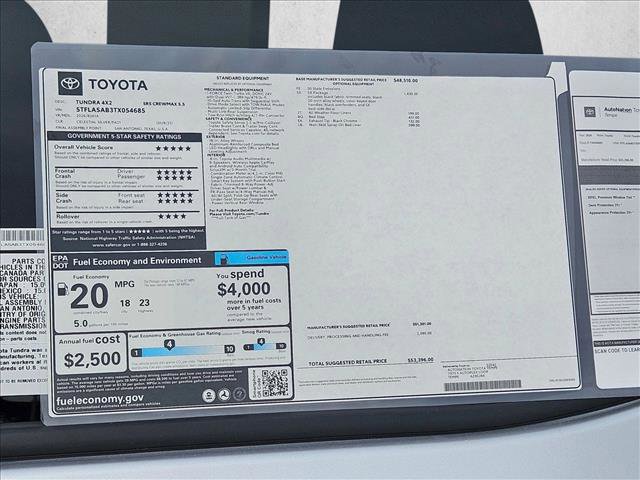 New 2026 Toyota Tundra SR5 image 17