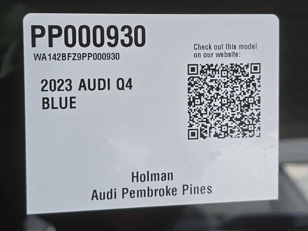 Used 2023 Audi Q4 e-tron Prestige AWD/4WD image 32
