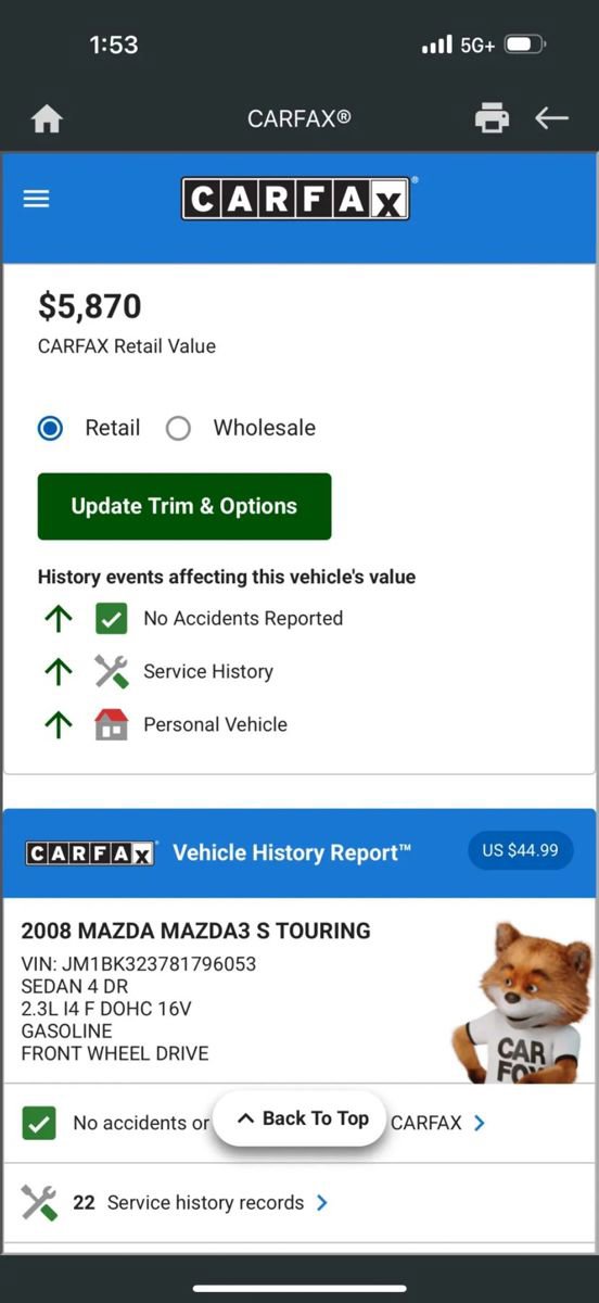 Used 2008 MAZDA MAZDA3 s Touring image 16