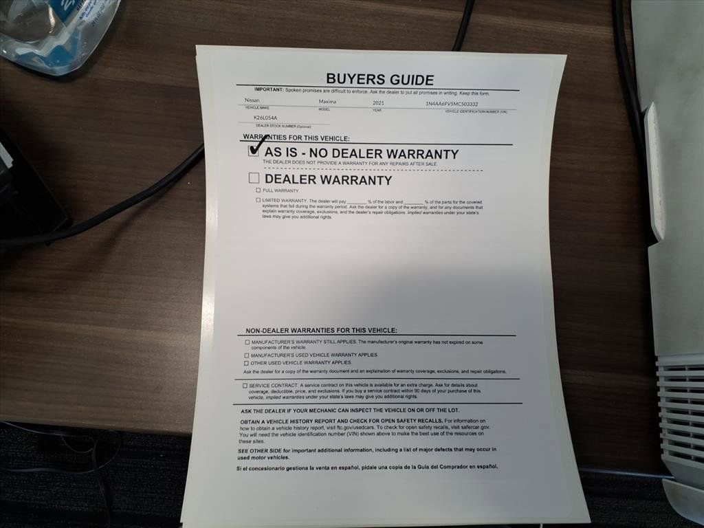 Used 2021 Nissan Maxima Platinum w/ Sport Mat Group image 36