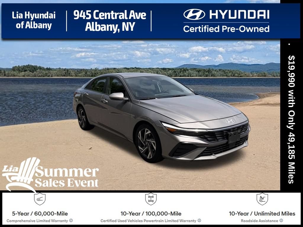 Certified 2025 Hyundai Elantra SEL FWD image 1