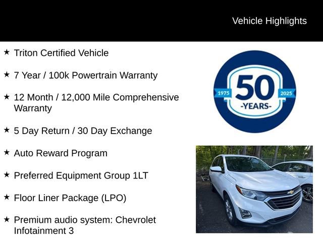 Used 2020 Chevrolet Equinox LT w/ LPO, Floor Liner Package FWD image 5