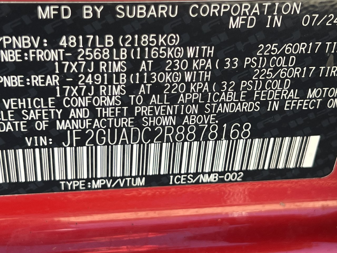 Used 2024 Subaru Crosstrek 2.0i Premium AWD/4WD image 27