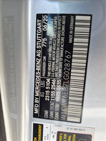 Certified 2020 Mercedes-Benz C 43 AMG 4MATIC Cabriolet image 18