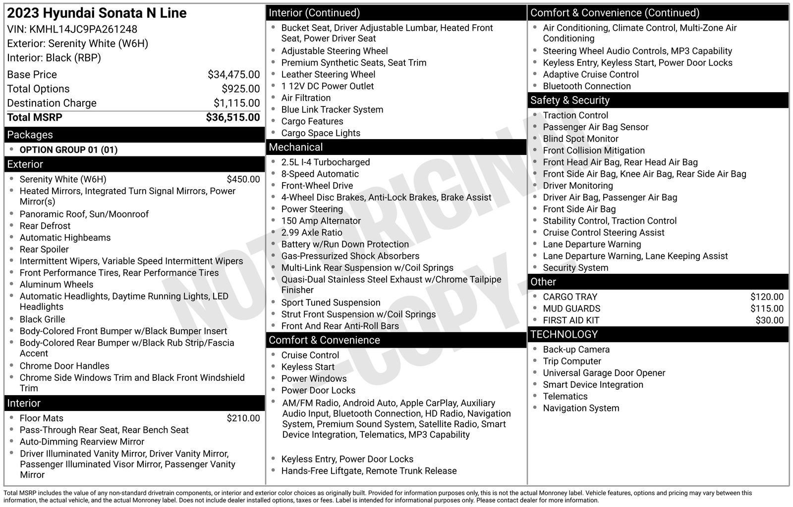 Used 2023 Hyundai Sonata N Line image 28