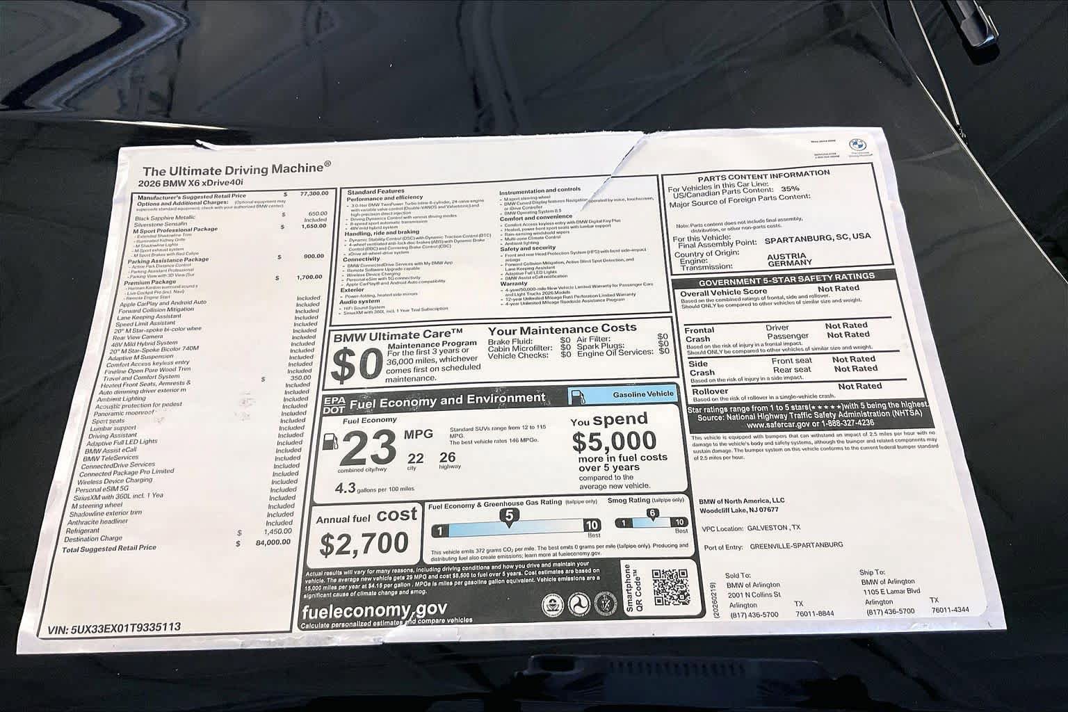New 2026 BMW X6 xDrive40i AWD/4WD image 19
