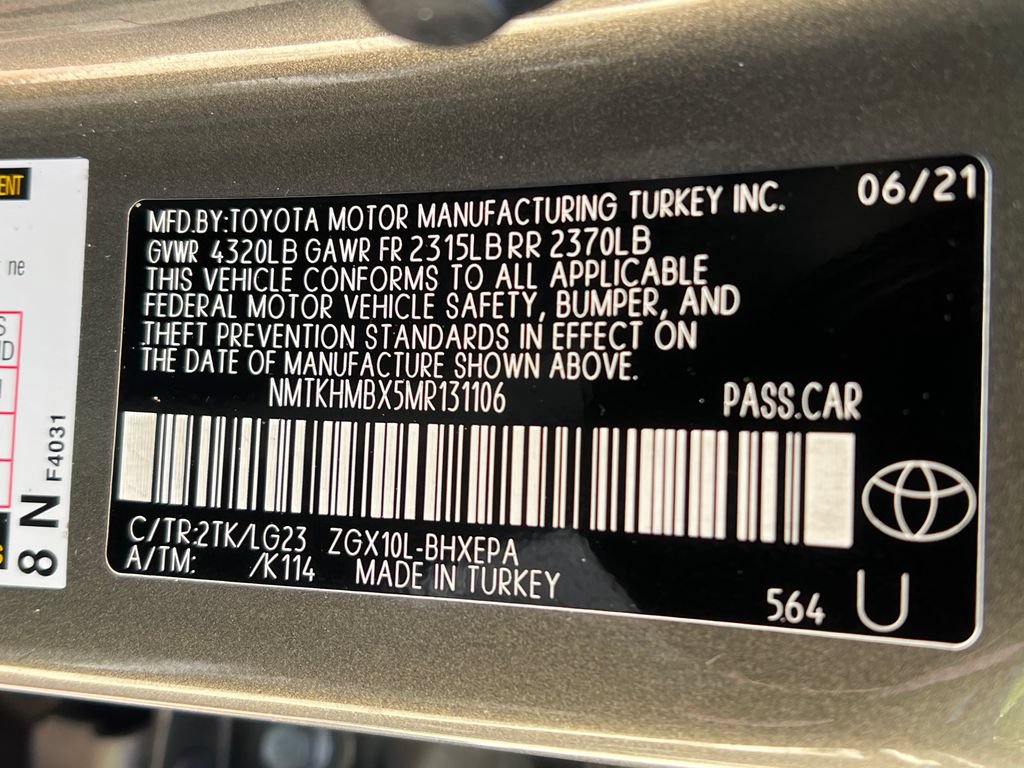 Used 2021 Toyota C-HR Limited FWD image 26
