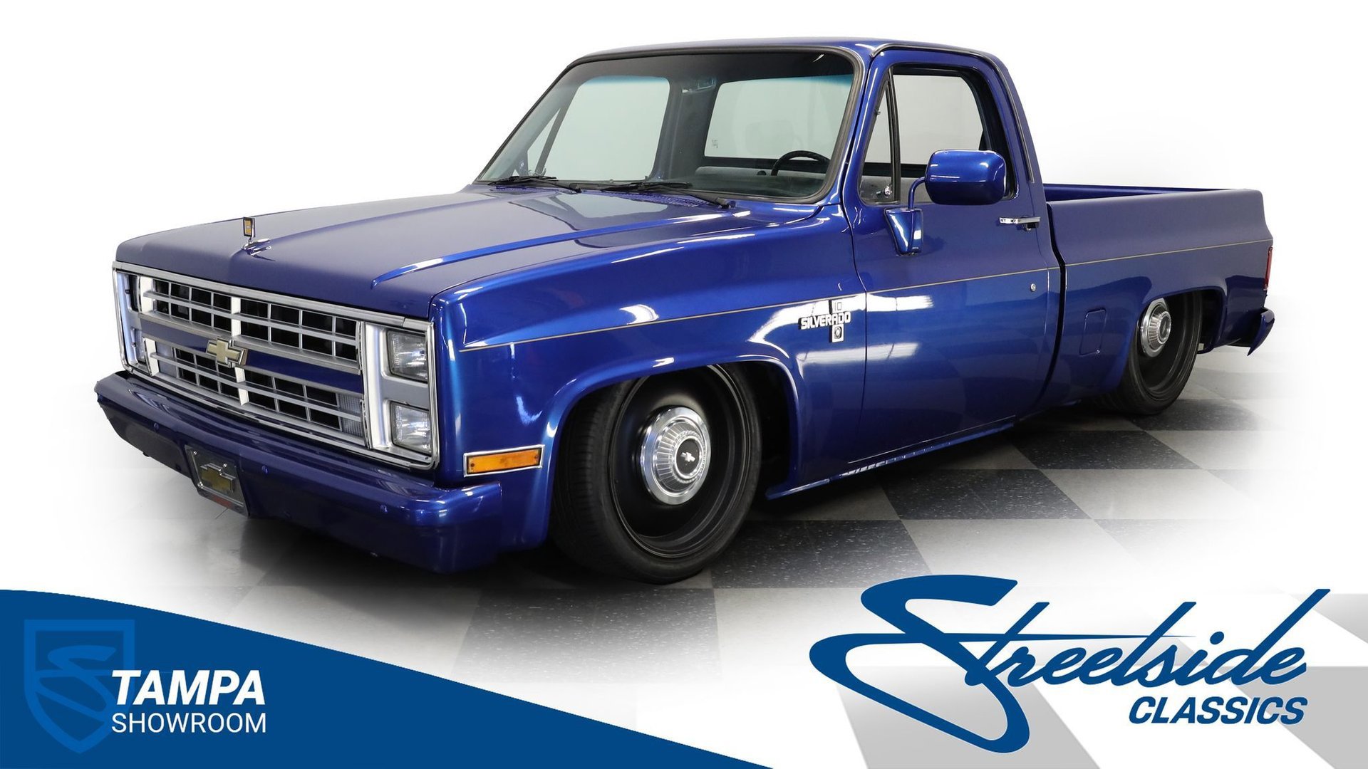 小物 Sheldrake 1986 LimitedEdition matt BLUE 1986 Chevrolet Silverado | GAA Classic Cars