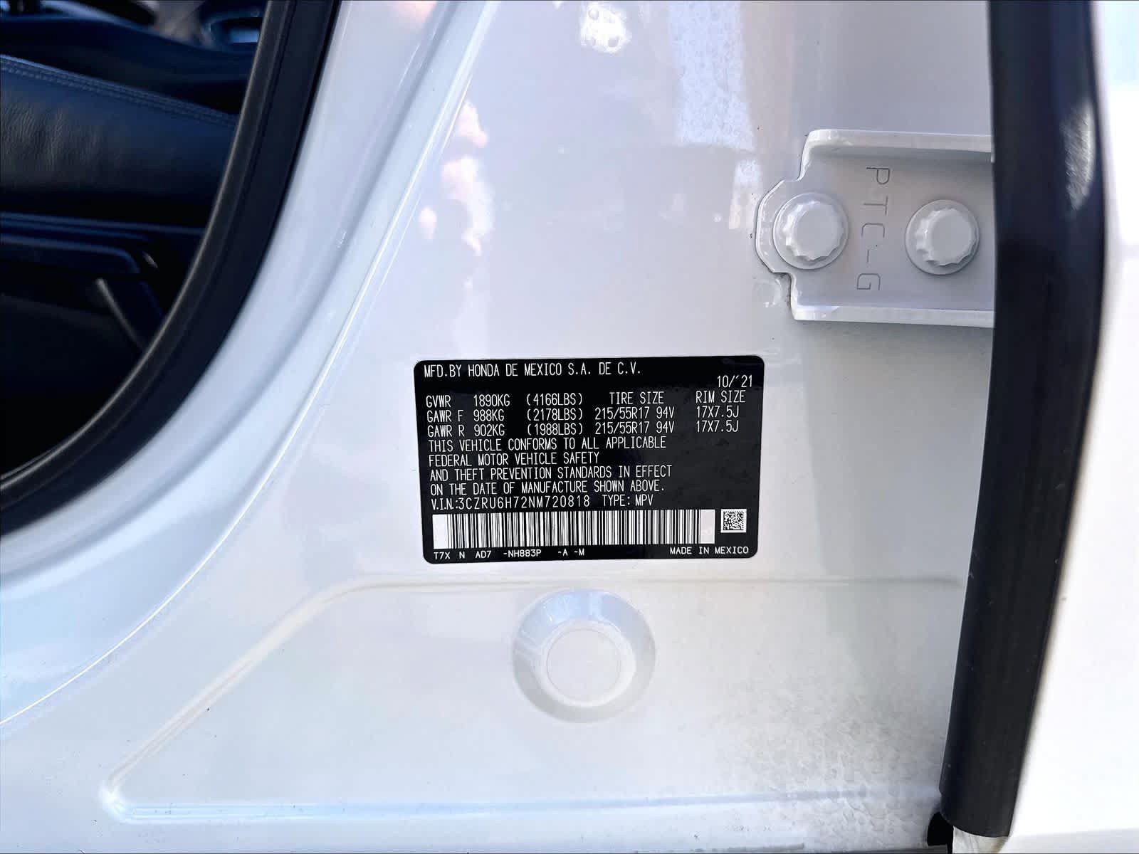 Used 2022 Honda HR-V EX-L image 35