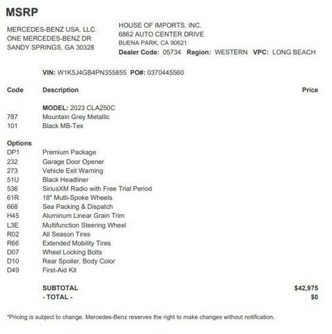 Certified 2023 Mercedes-Benz CLA 250 image 4
