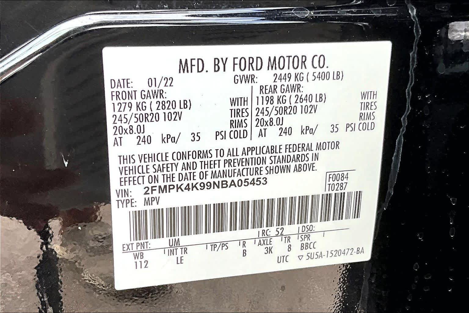 Used 2022 Ford Edge Titanium AWD/4WD image 30