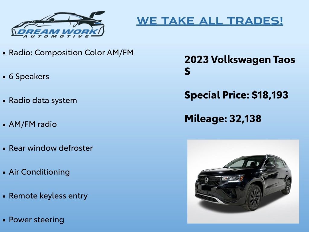 Used 2023 Volkswagen Taos S video 2