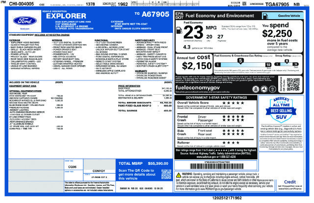 New 2026 Ford Explorer ST-Line w/ ST-Line Street Pack AWD/4WD image 46