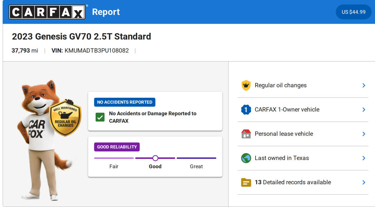 Used 2023 Genesis GV70 2.5T w/ Sport Prestige Package image 13
