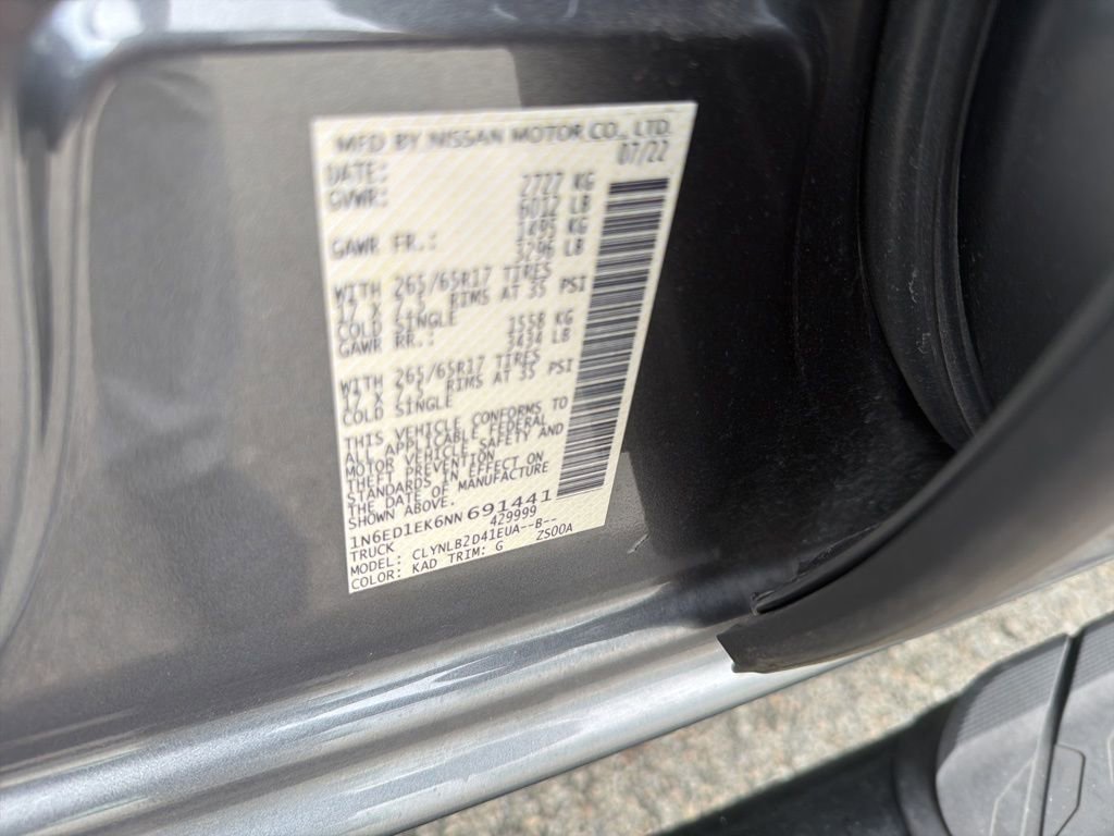 Used 2022 Nissan Frontier SV image 14