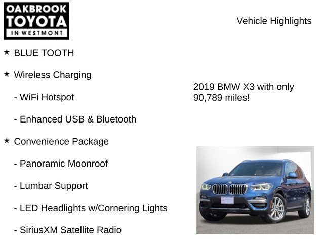 Used 2019 BMW X3 xDrive30i AWD/4WD image 8