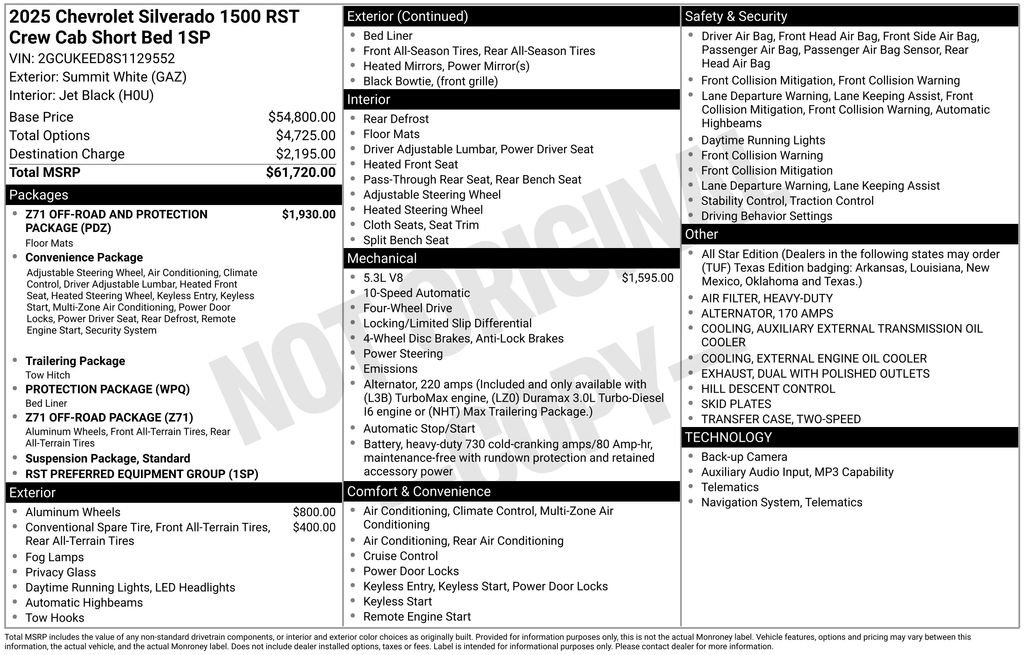 Used 2025 Chevrolet Silverado 1500 RST AWD/4WD image 23