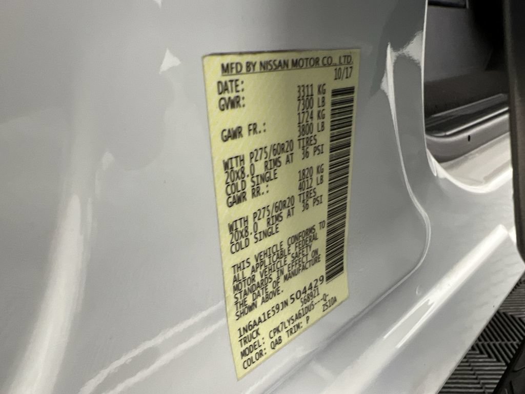 Used 2018 Nissan Titan Platinum Reserve w/ Platinum Utility Package AWD/4WD image 25