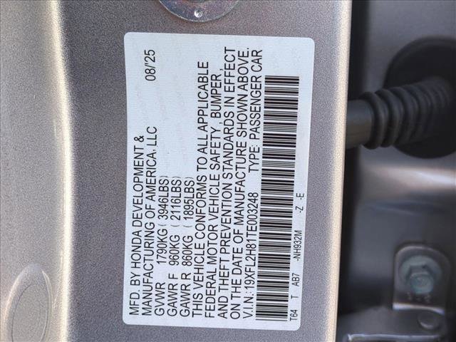 New 2026 Honda Civic Sport image 25