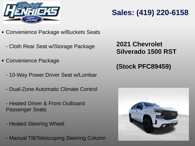 Used 2021 Chevrolet Silverado 1500 RST w/ Redline Edition AWD/4WD image 23