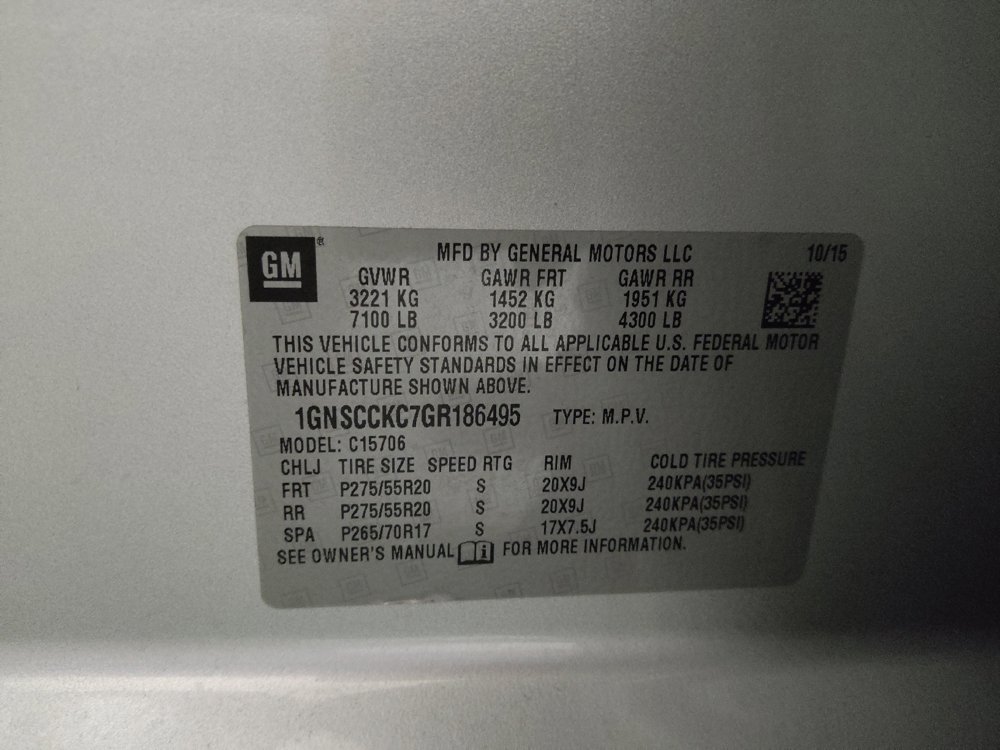 Used 2016 Chevrolet Tahoe LTZ RWD image 33