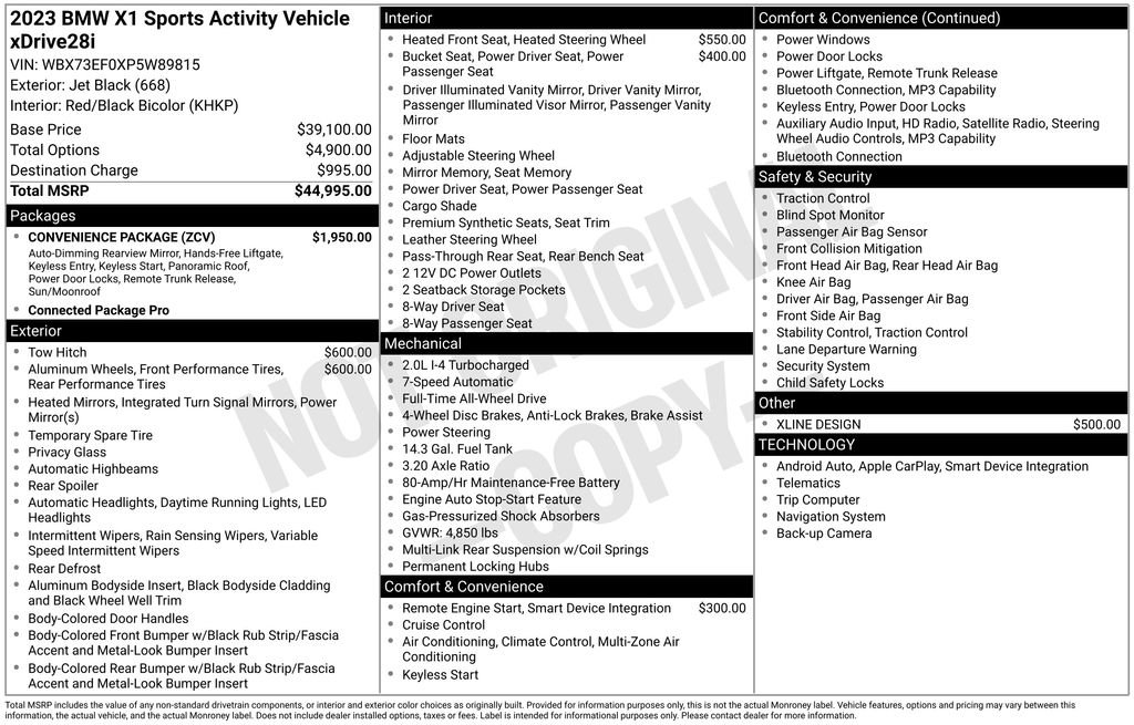 Used 2023 BMW X1 xDrive28i w/ Convenience Package image 38