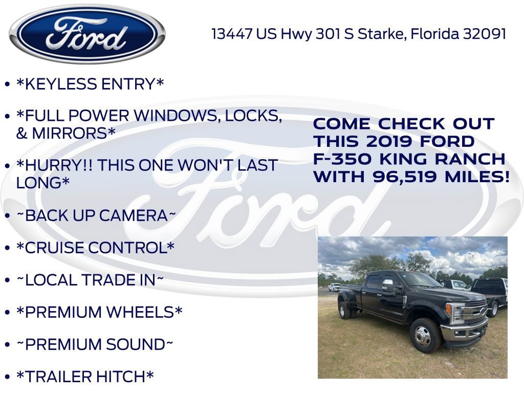 Used 2019 Ford F350 King Ranch w/ King Ranch Ultimate Package AWD/4WD image 4