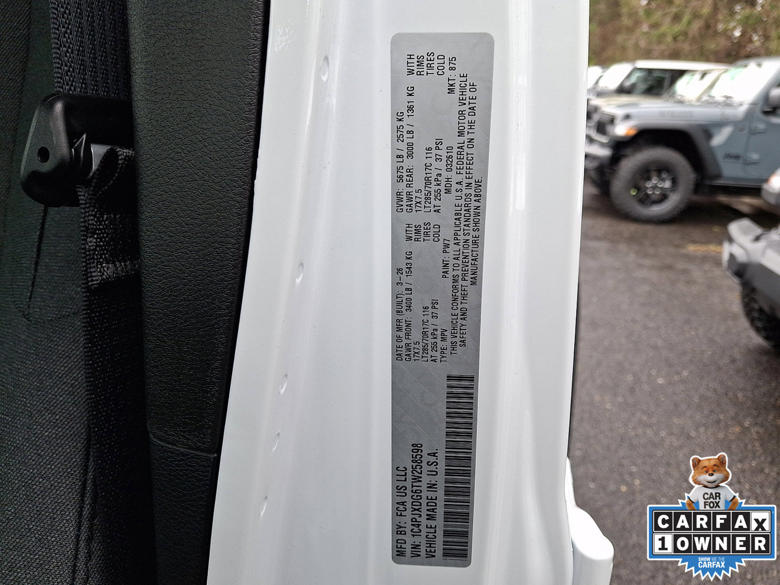 New 2026 Jeep Wrangler Unlimited Sport AWD/4WD image 11