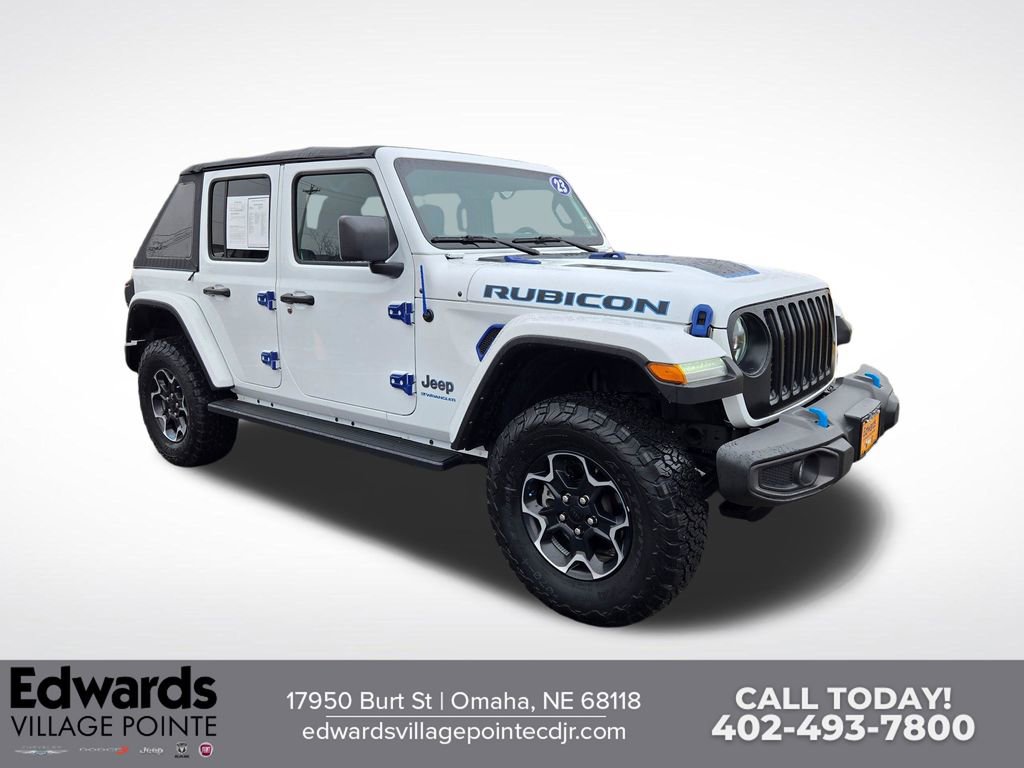 Used 2023 Jeep Wrangler Unlimited Rubicon 4xe image 1