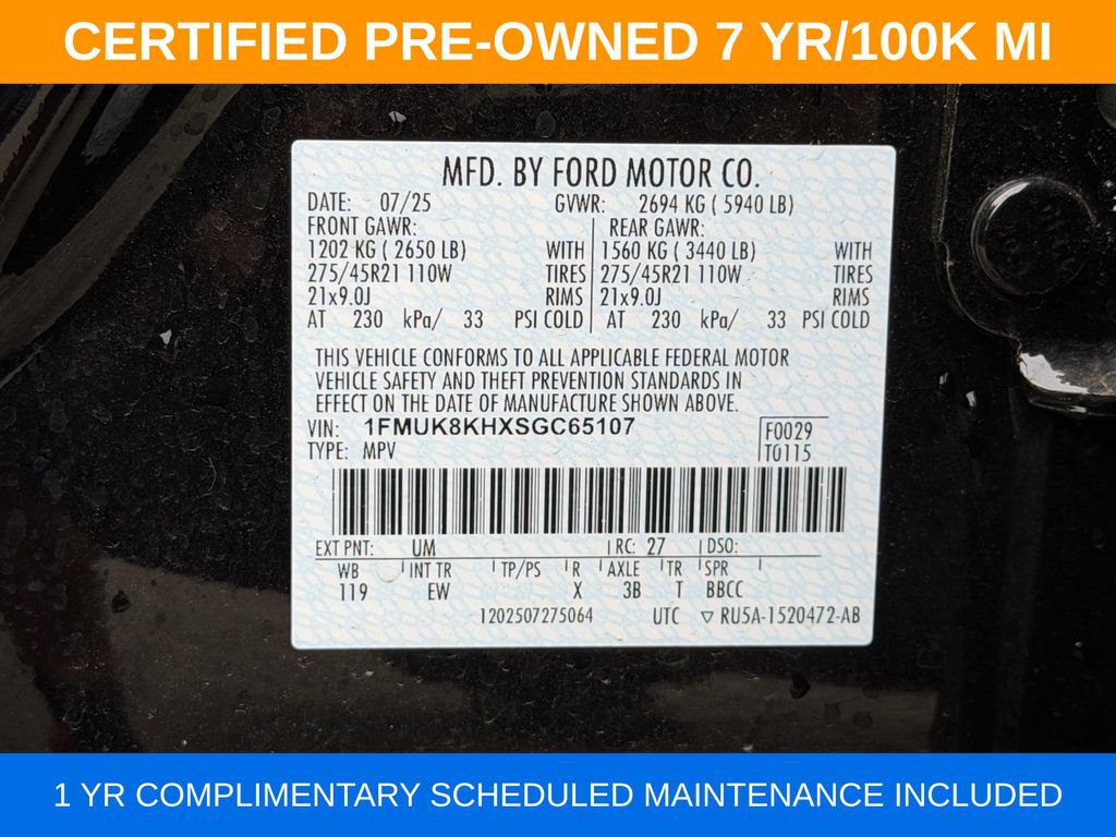 Used 2025 Ford Explorer ST-Line w/ ST-Line Street Pack AWD/4WD image 33