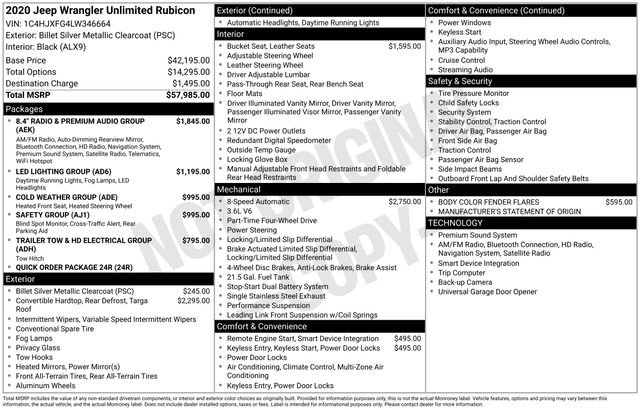 Used 2020 Jeep Wrangler Unlimited Rubicon image 42