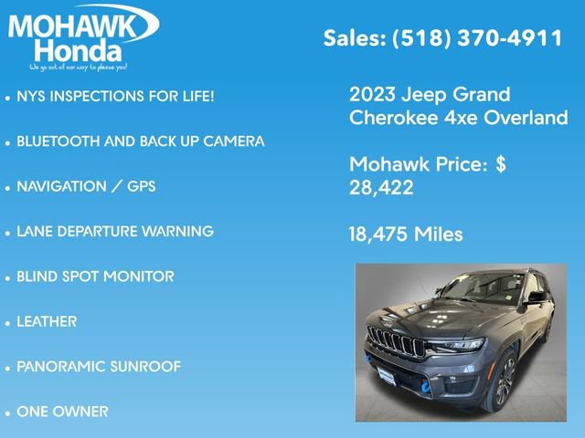 Used 2023 Jeep Grand Cherokee Overland w/ Luxury Tech Group IV AWD/4WD image 7