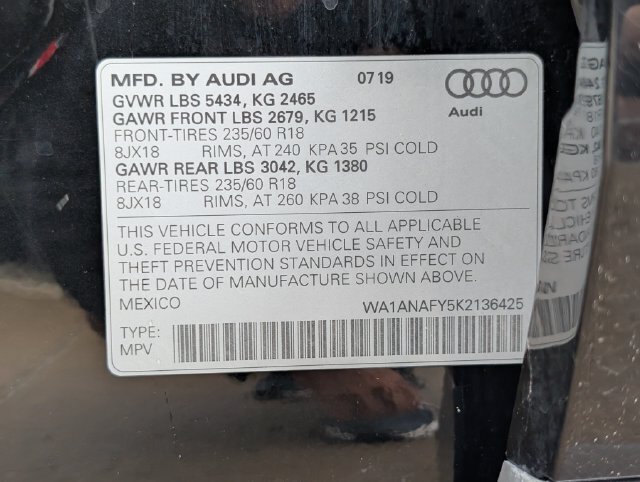 Used 2019 Audi Q5 2.0T Premium w/ Convenience Package AWD/4WD image 33