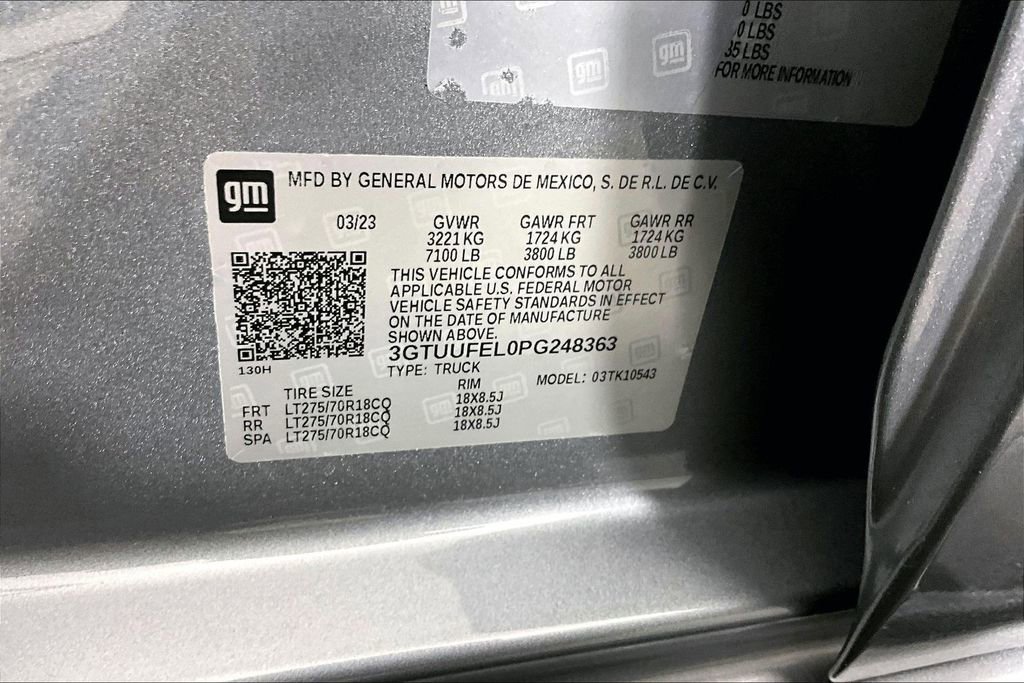 Certified 2023 GMC Sierra 1500 AT4X image 20