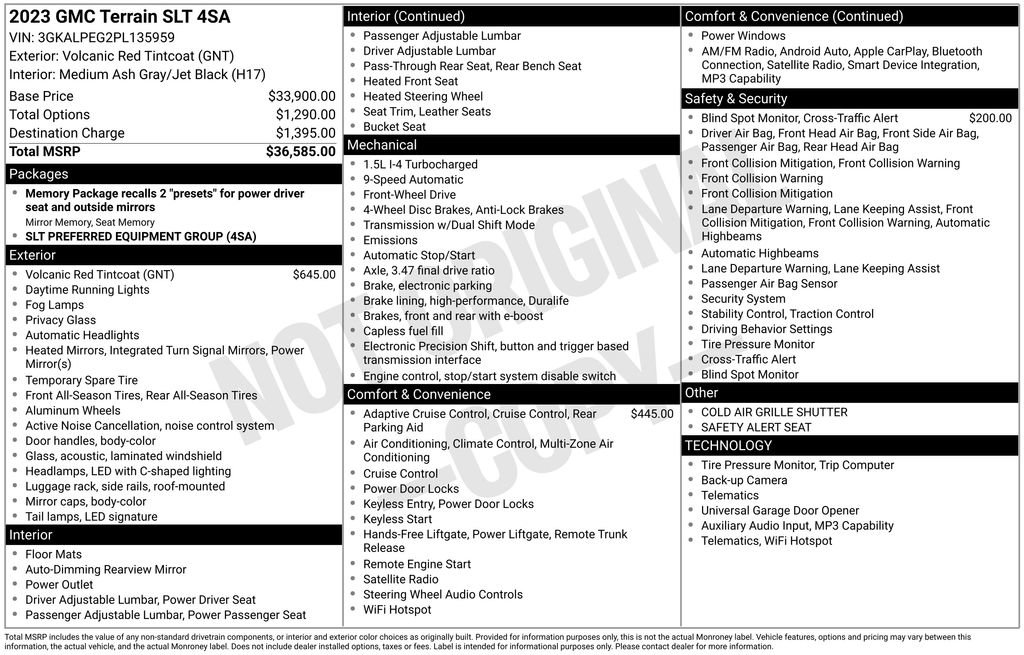 Used 2023 GMC Terrain SLT image 2