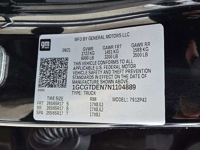 Used 2022 Chevrolet Colorado Z71 w/ Z71 Midnight Edition image 28