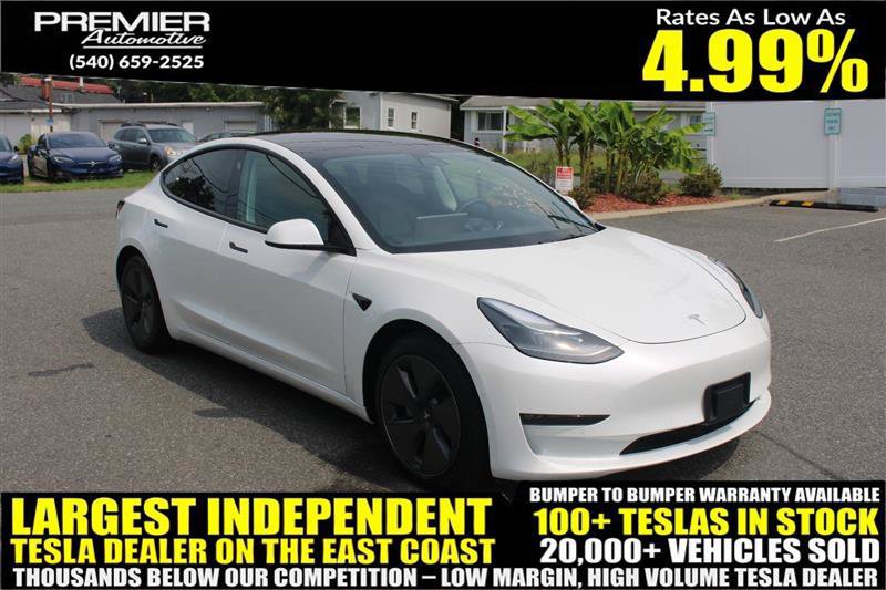 Used 2021 Tesla Model 3 Long Range AWD/4WD image 1