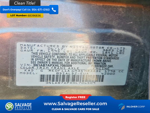 Used 2017 Nissan Sentra SV FWD image 16