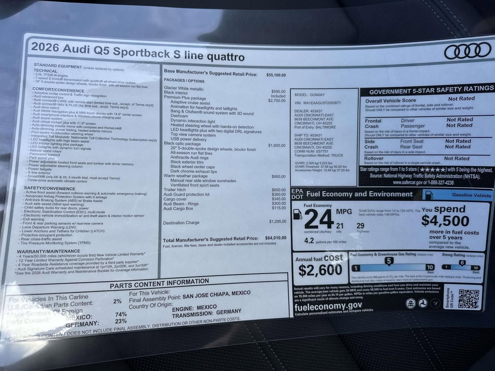 New 2026 Audi Q5 Premium Plus image 32