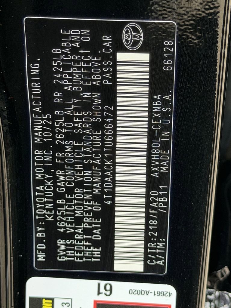 Used 2026 Toyota Camry LE FWD image 31