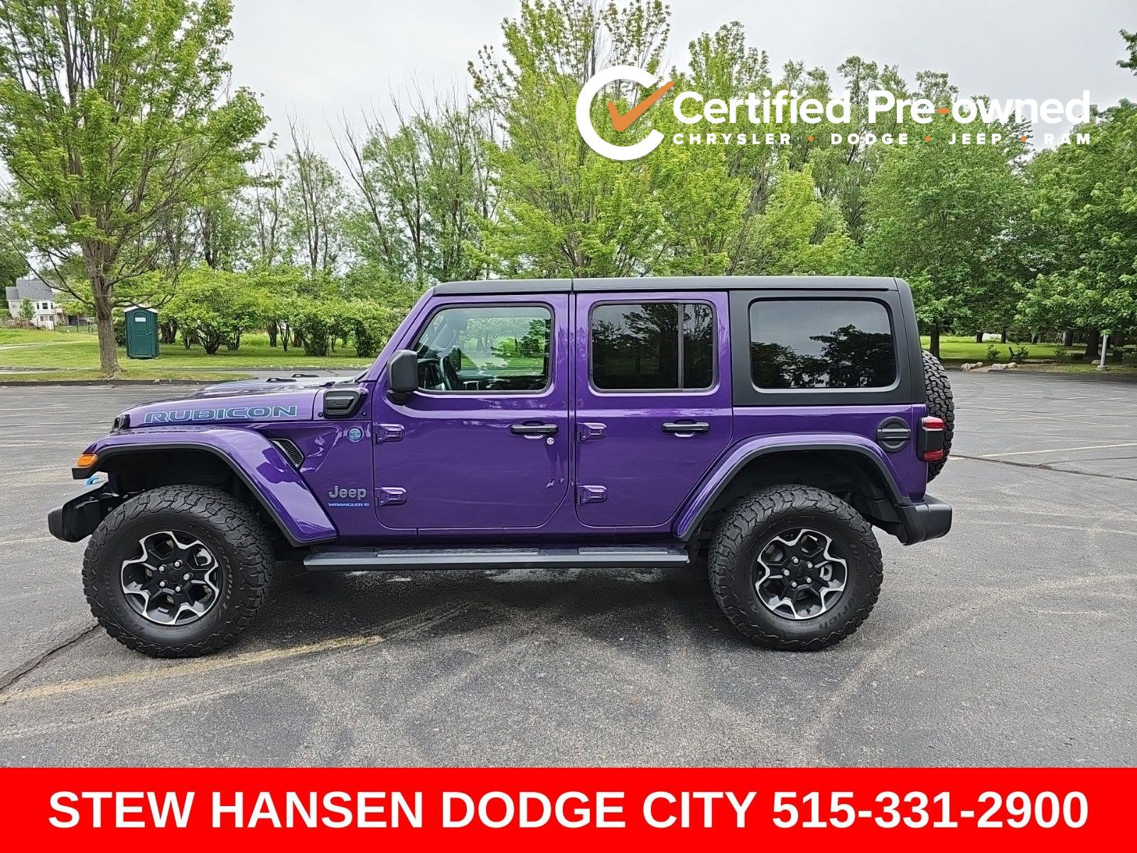 Used 2023 Jeep Wrangler Unlimited Rubicon 4xe AWD/4WD image 1