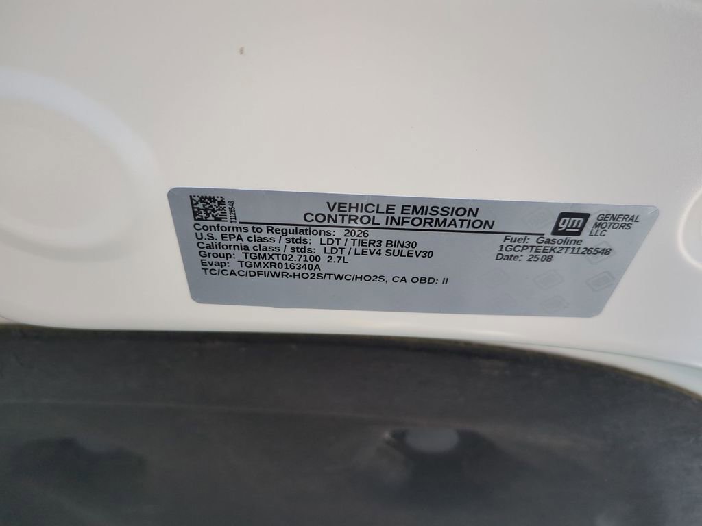 New 2026 Chevrolet Colorado Trail Boss w/ Off-Road Front Bumper Package image 29