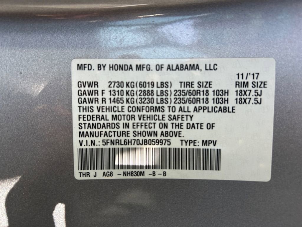 Used 2018 Honda Odyssey EX-L image 37
