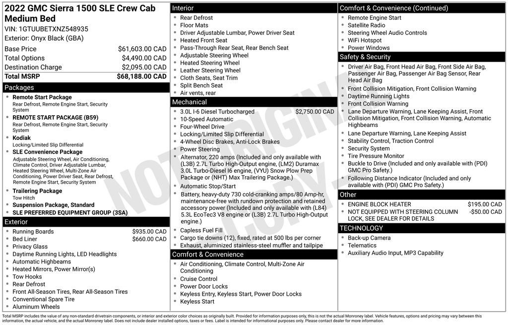 Used 2022 GMC Sierra 1500 SLE AWD/4WD image 5