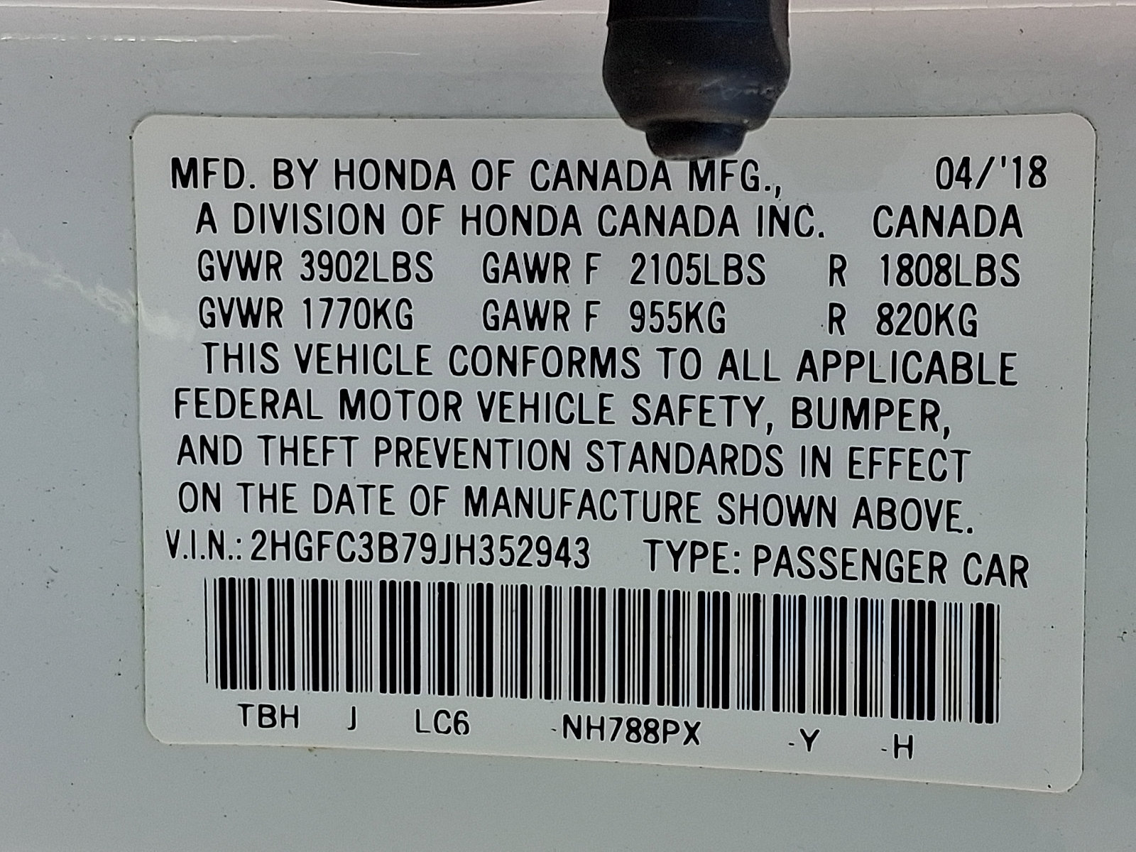 Used 2018 Honda Civic EX-L image 27