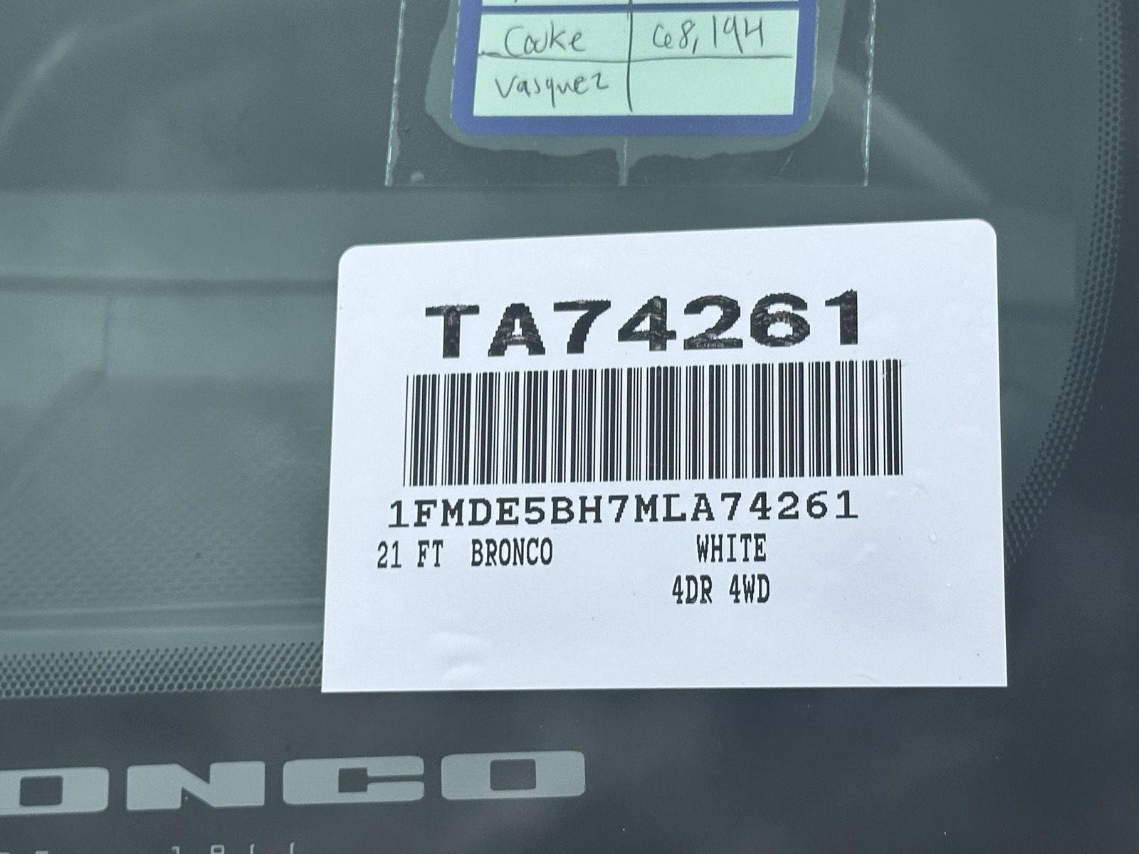 Used 2021 Ford Bronco Big Bend AWD/4WD image 14