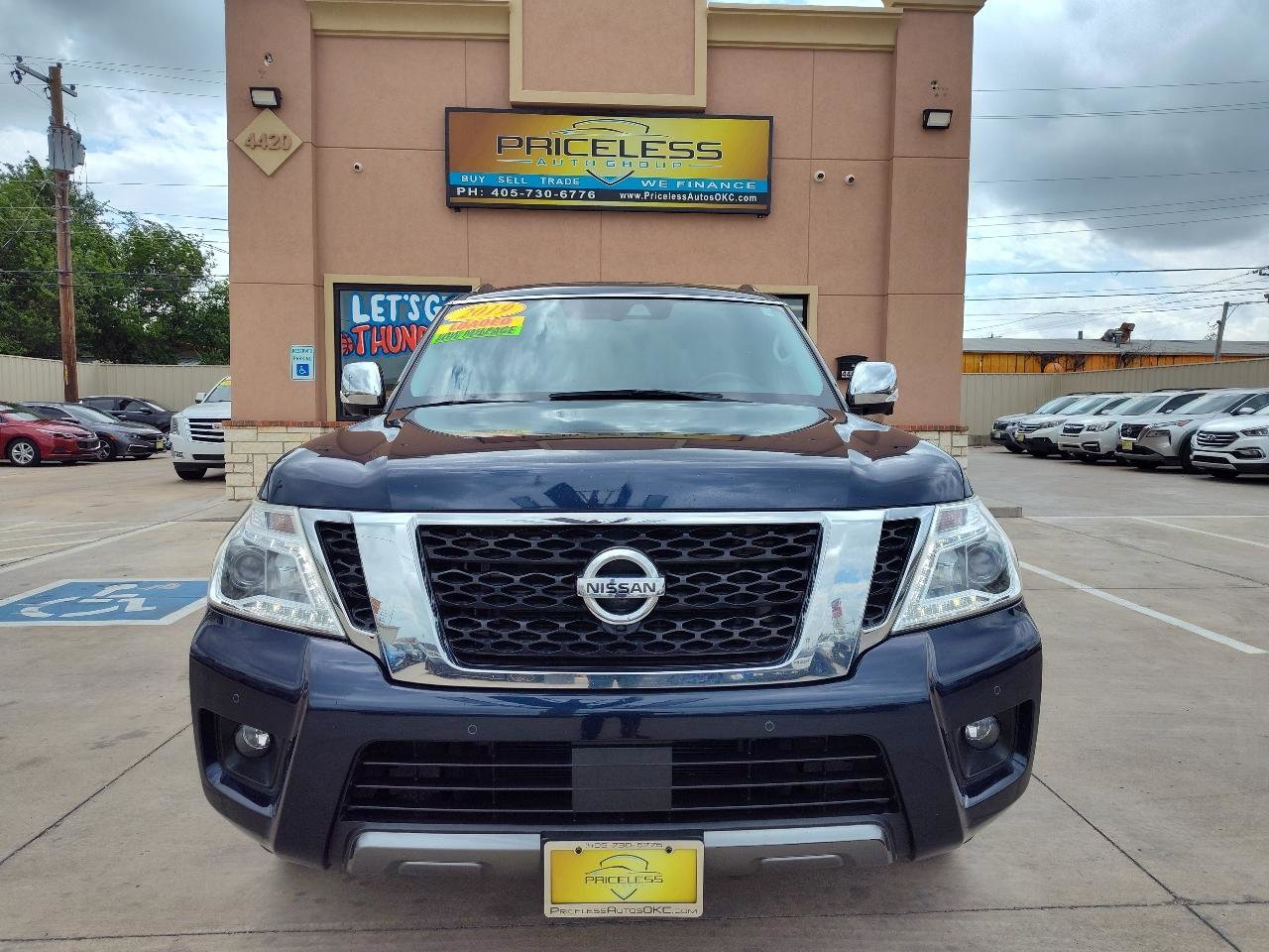 Used 2019 Nissan Armada Platinum w/ Captain's Chairs Package RWD image 9