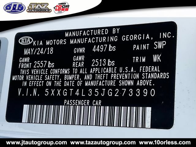 Used 2018 Kia Optima LX w/ 17" Alloy Wheels Package FWD image 18